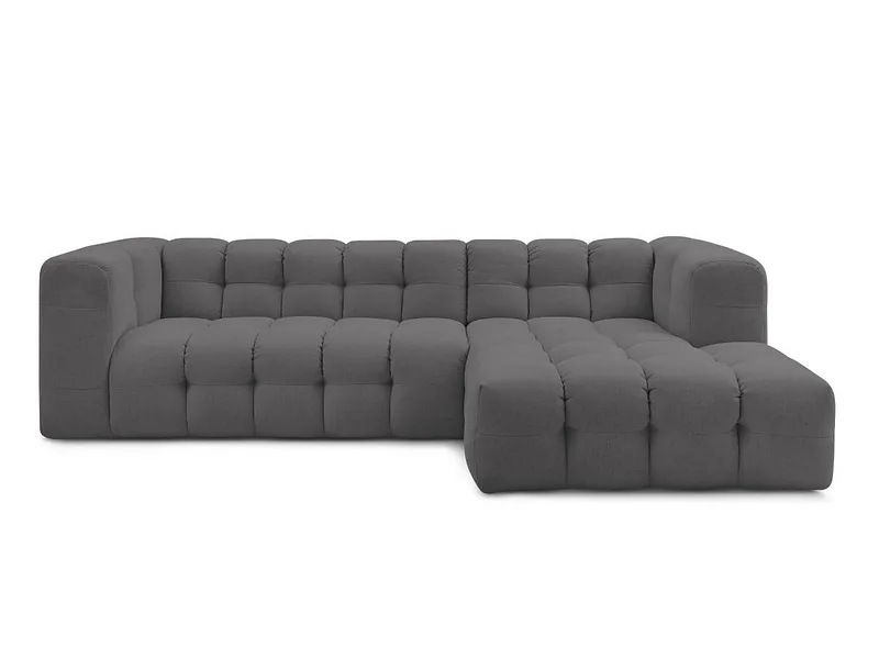Ecksofa BOBOCHIC CLOUD Stoff dunkelgrau