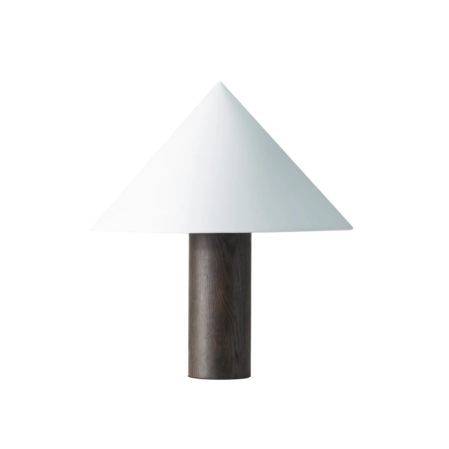 Länna - L.A. Table Lamp Large Dark Ash - Bordslampor - Lotta Agaton - Träfärgad - Trä/Textilmaterial