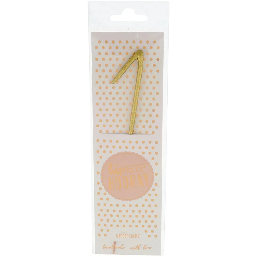 Tortendekoration Office gold Draht H 21.5 cm