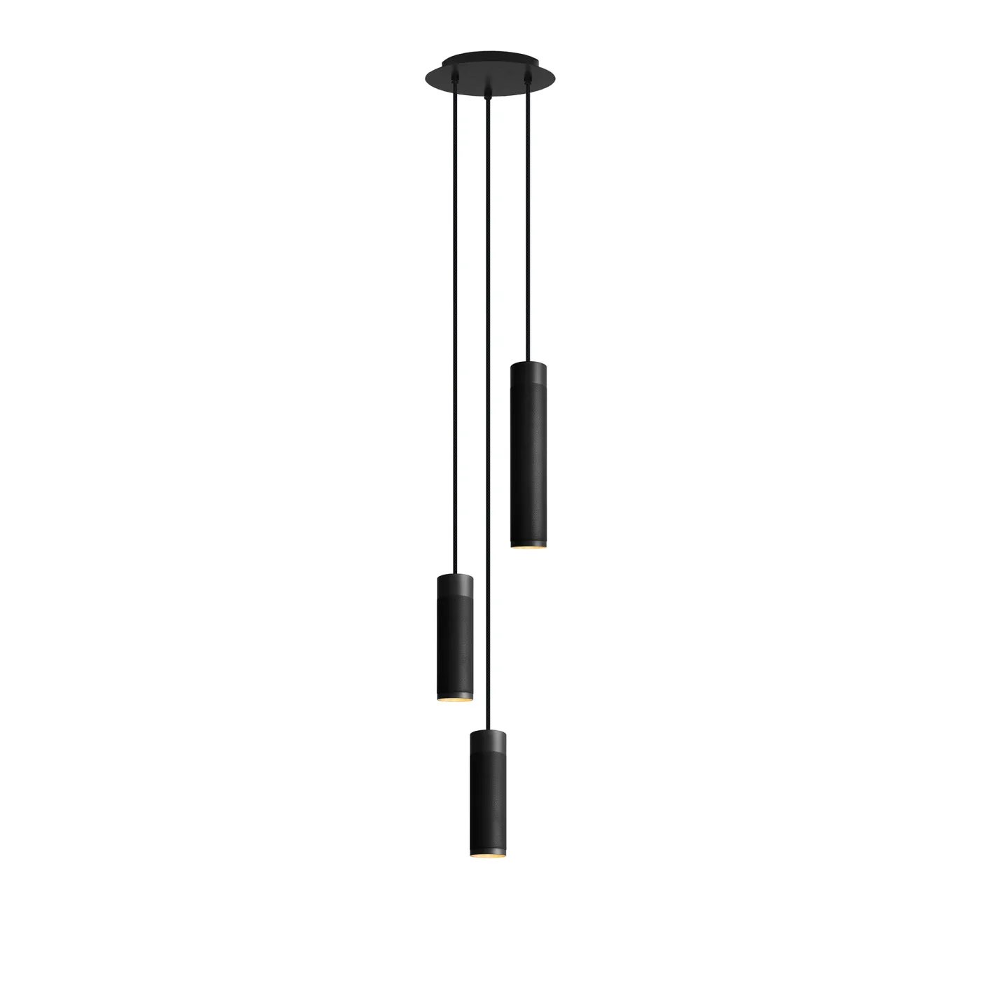 Thorup Copenhagen - Thorup Copenhagen Pendant Cluster Lamp Small, Black-Browned Brass - Klusterlampor - Kasper Thorup - Guld - Metall