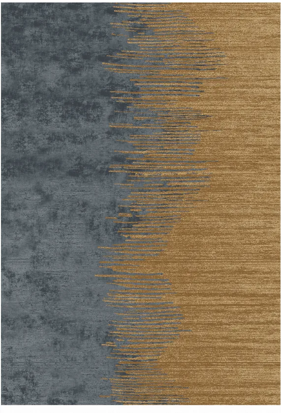 Wilton-teppe - Mileto (grå/gull) (Størrelse: 160 x 230 cm)