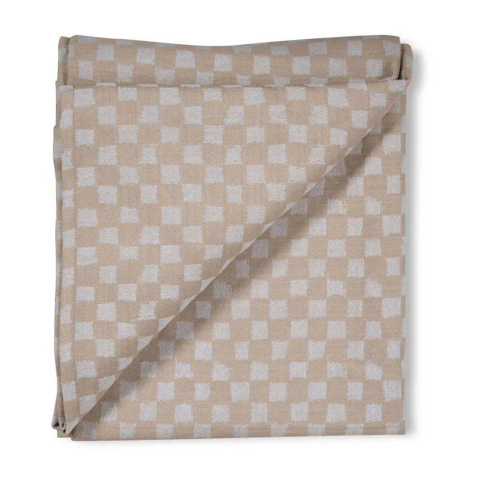 Byon Checki Tischtuch 150 x 250cm Beige