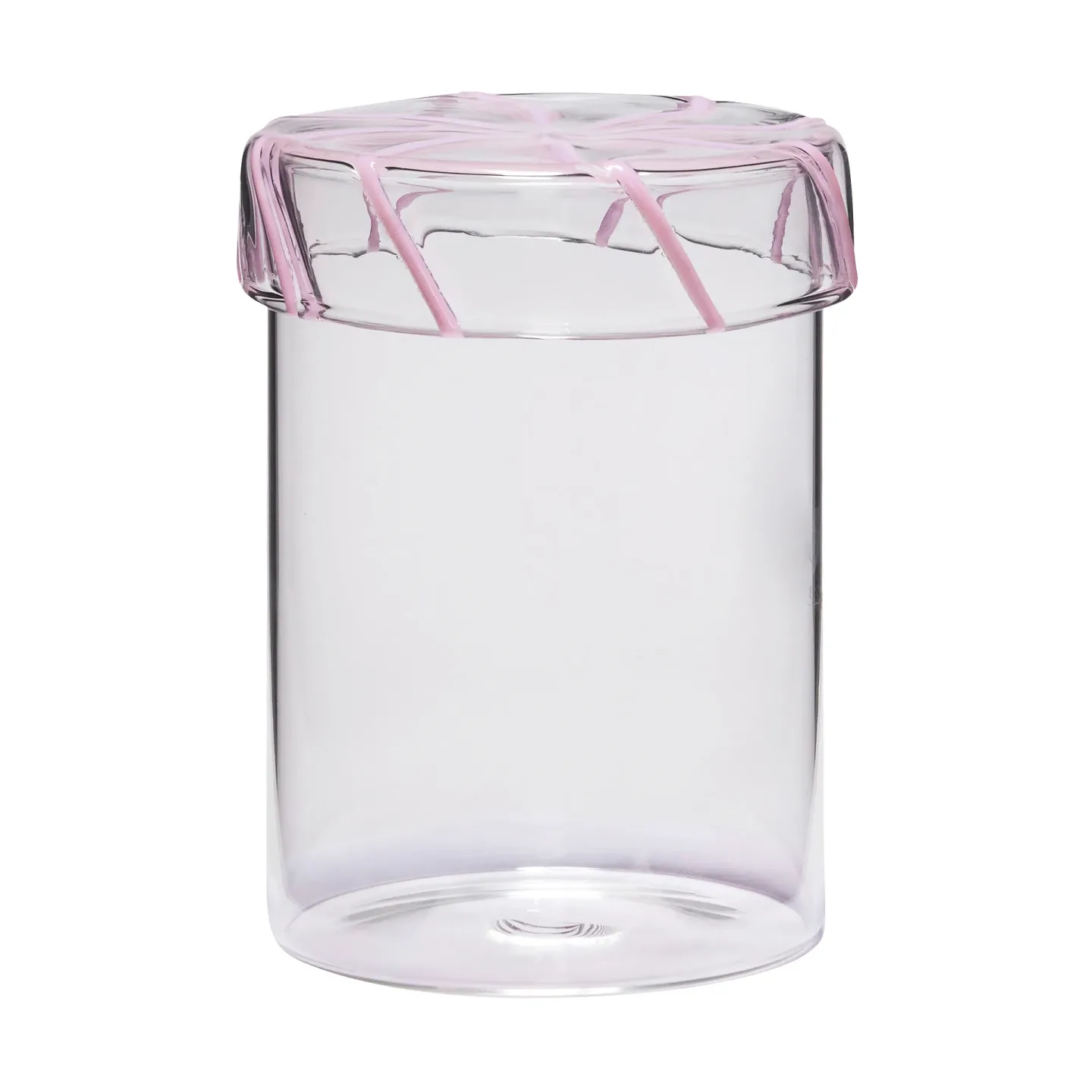 Hübsch Heir Aufbewahrungsbehälter Medium Pink