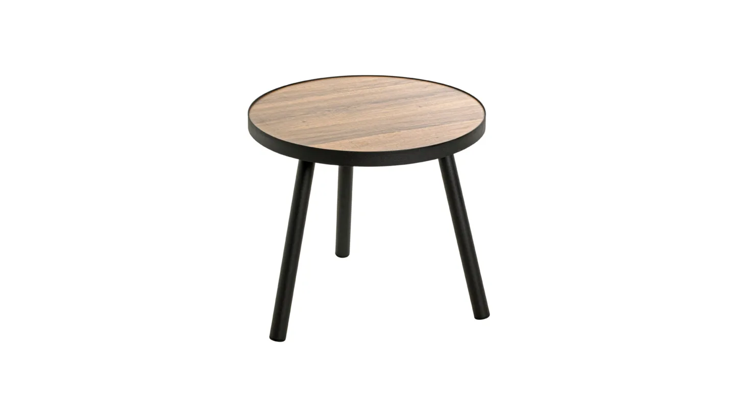 Beistelltisch Eiche rund 36 x 40 cm - GENUA