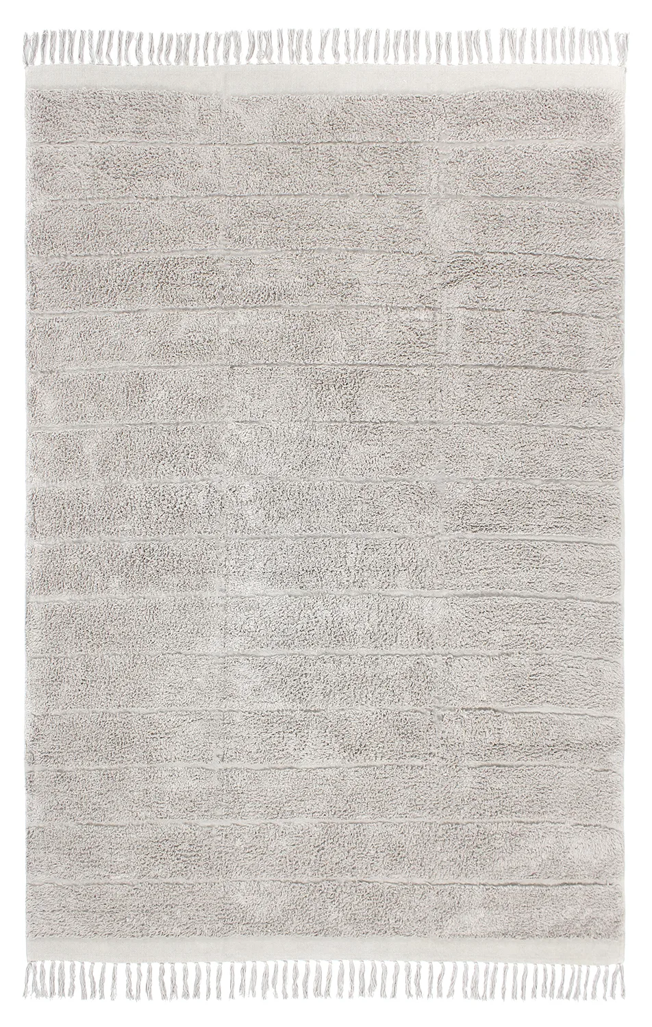 Ryetepper - Willow Natural Cotton Shaggy (greige) (Størrelse: 240 x 340 cm)