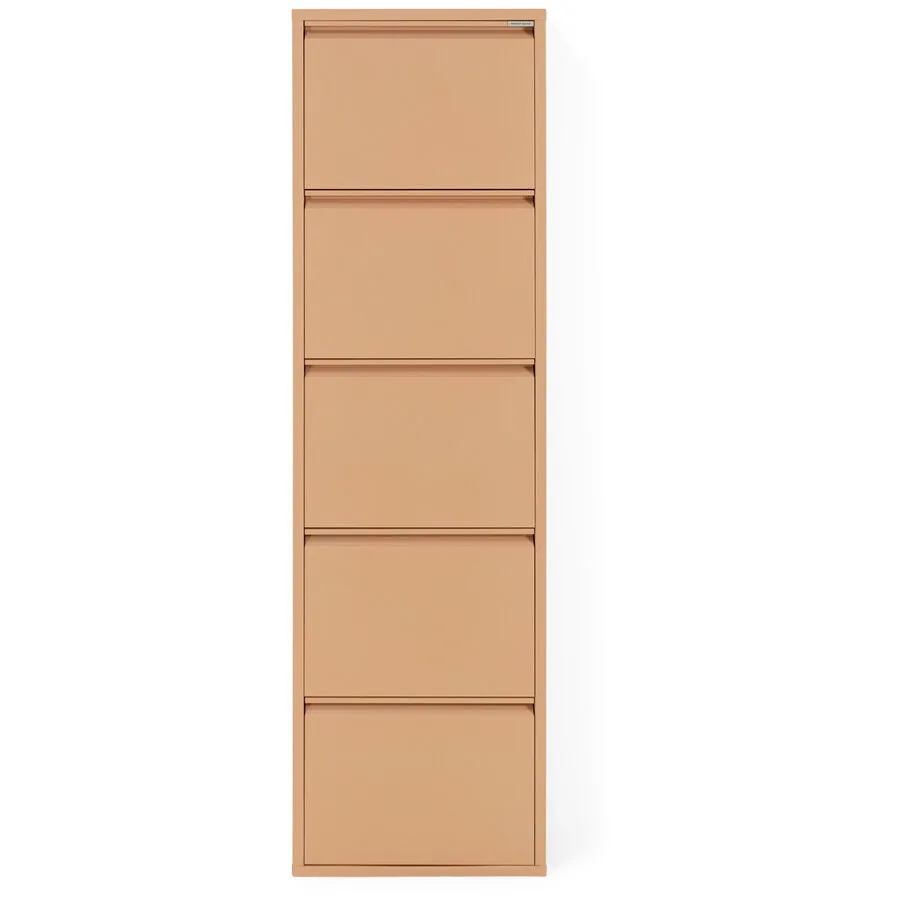 Spinder Design Schuhschrank Hesta terracotta Stahl B 50 H 169 cm