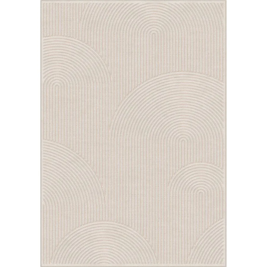 Teppich Farashe Creme Viskose 120 x 170 cm