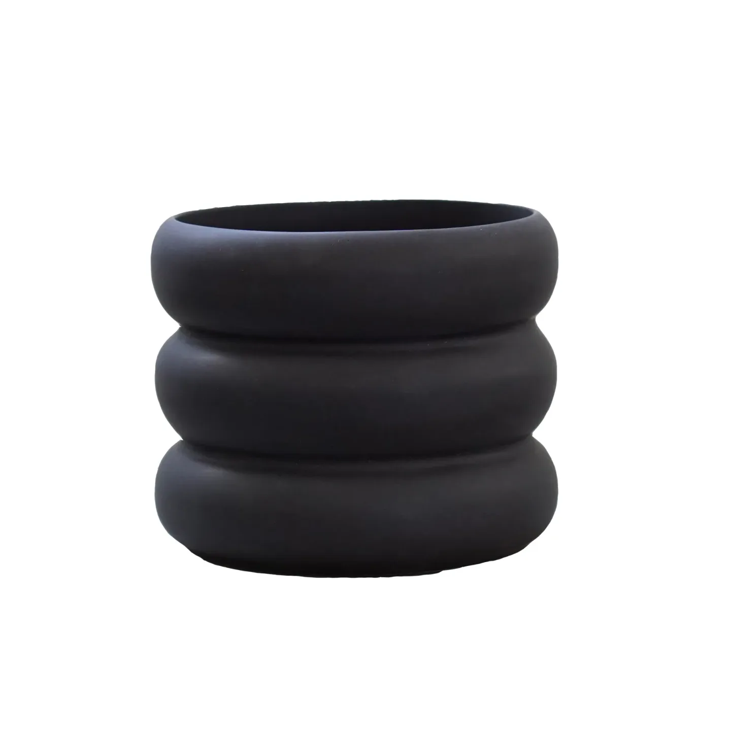 DBKD Mud kruka svart Small Ø10 cm