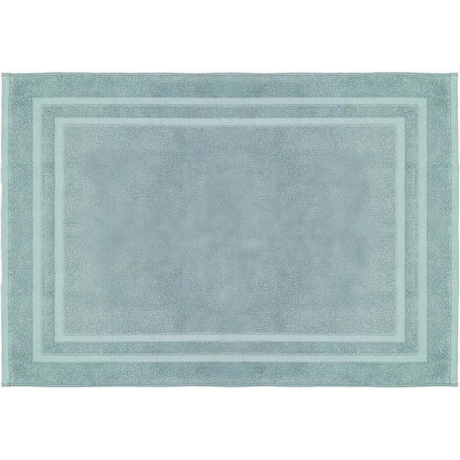 Badteppich Cleo Salbei Baumwolle 50 x 80 cm Rechteckig