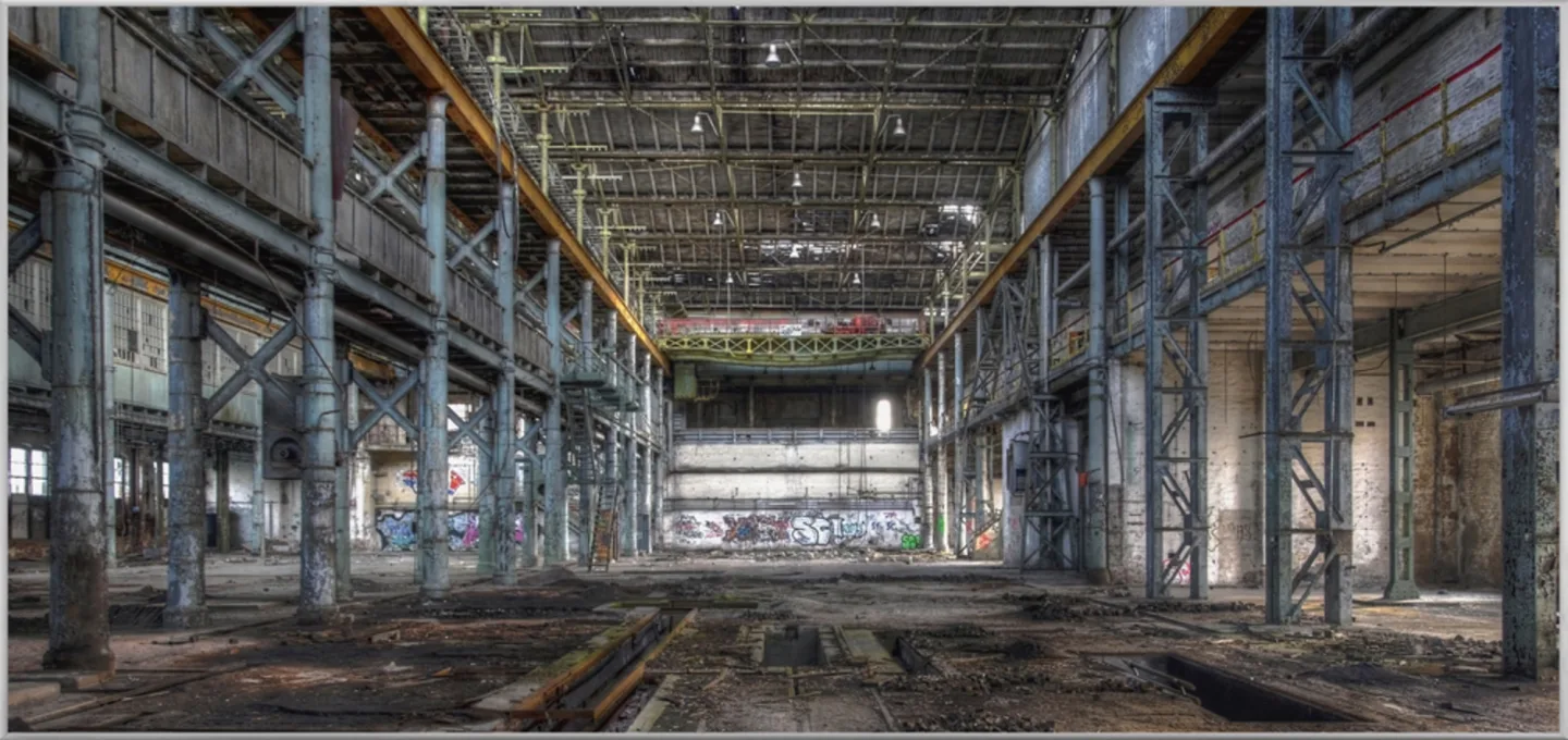 image LAND Bild mit Rahmen Werkshalle 3 | Schubiger Möbel