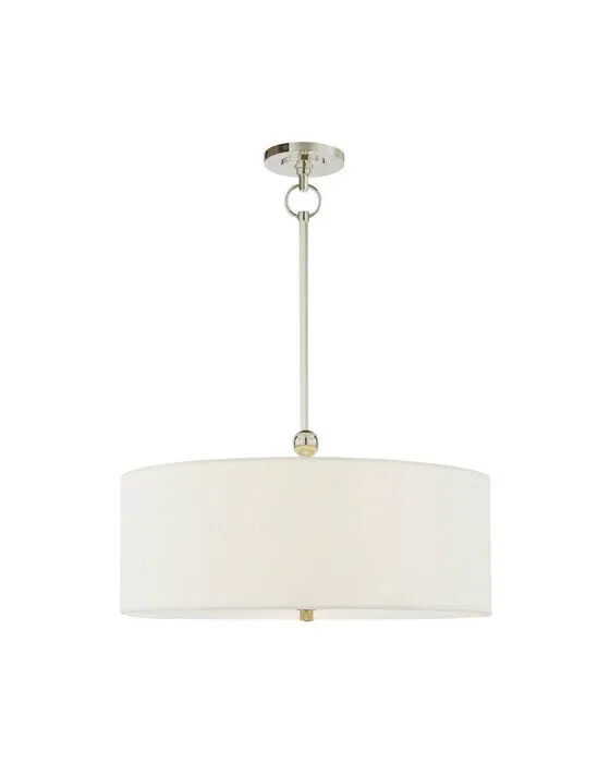 Reed loftlampe i nikkel