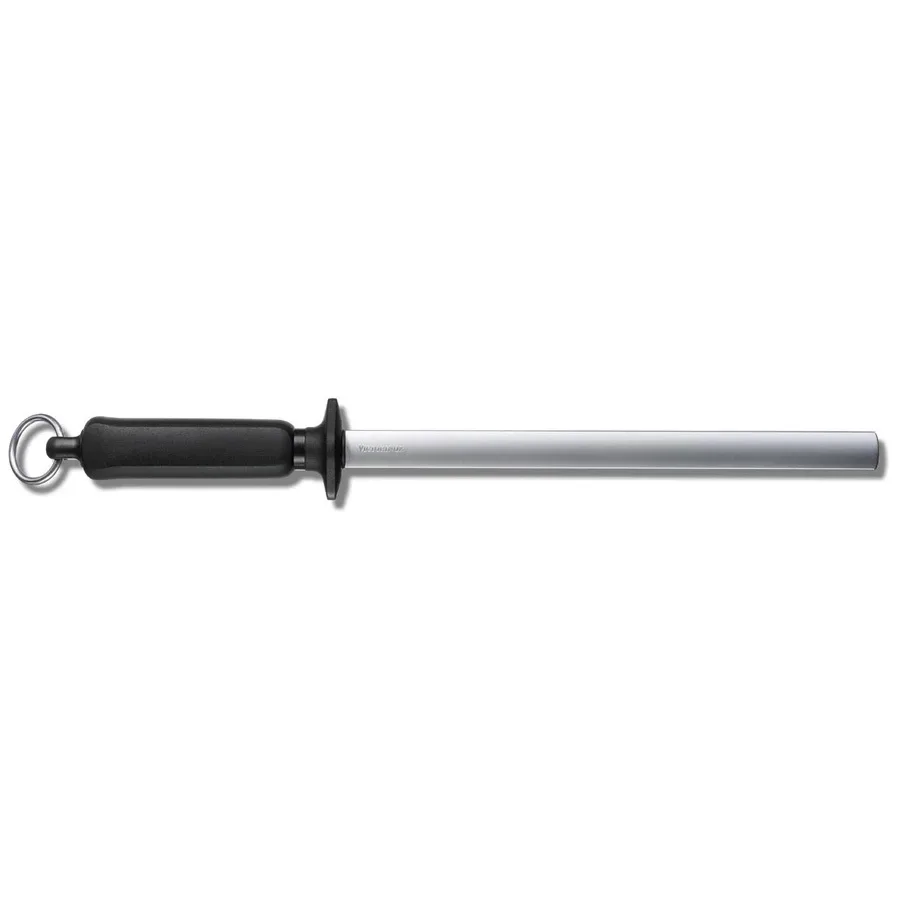 Victorinox Diamant Wetzstahl oval Mittelfein 26 cm Schwarz