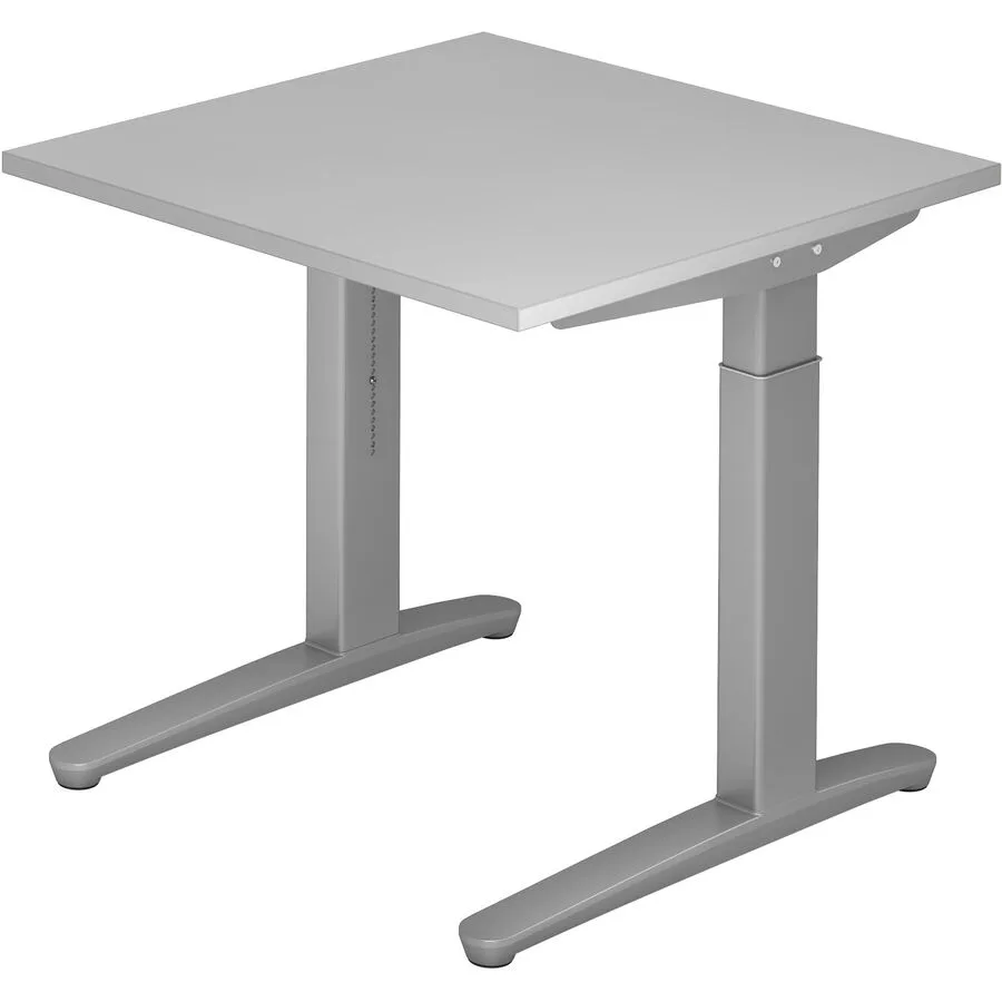 Schreibtisch Office grau Holzwerkstoff B 80 T 80 cm