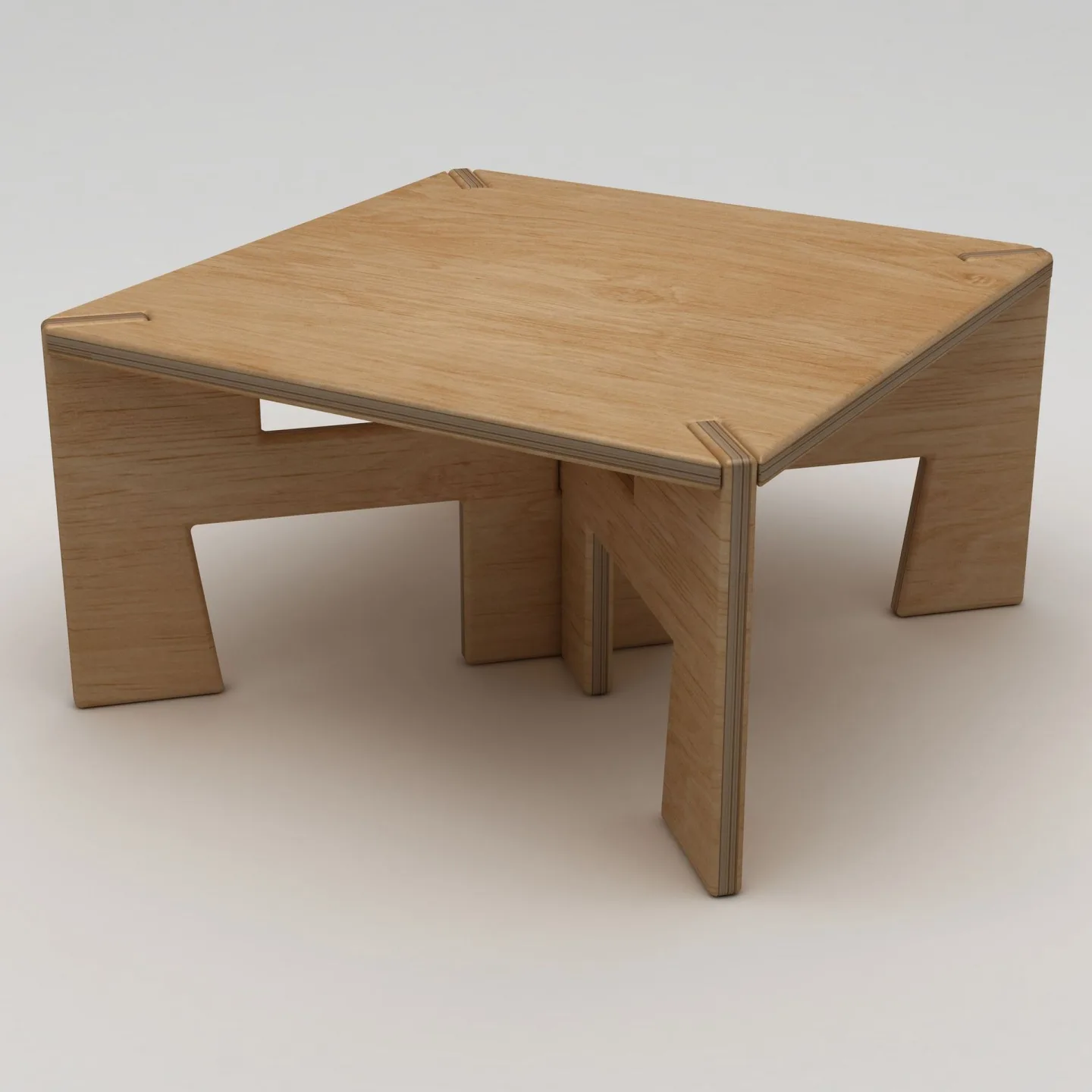 Vetira Soffbord 75 cm - Naturträ