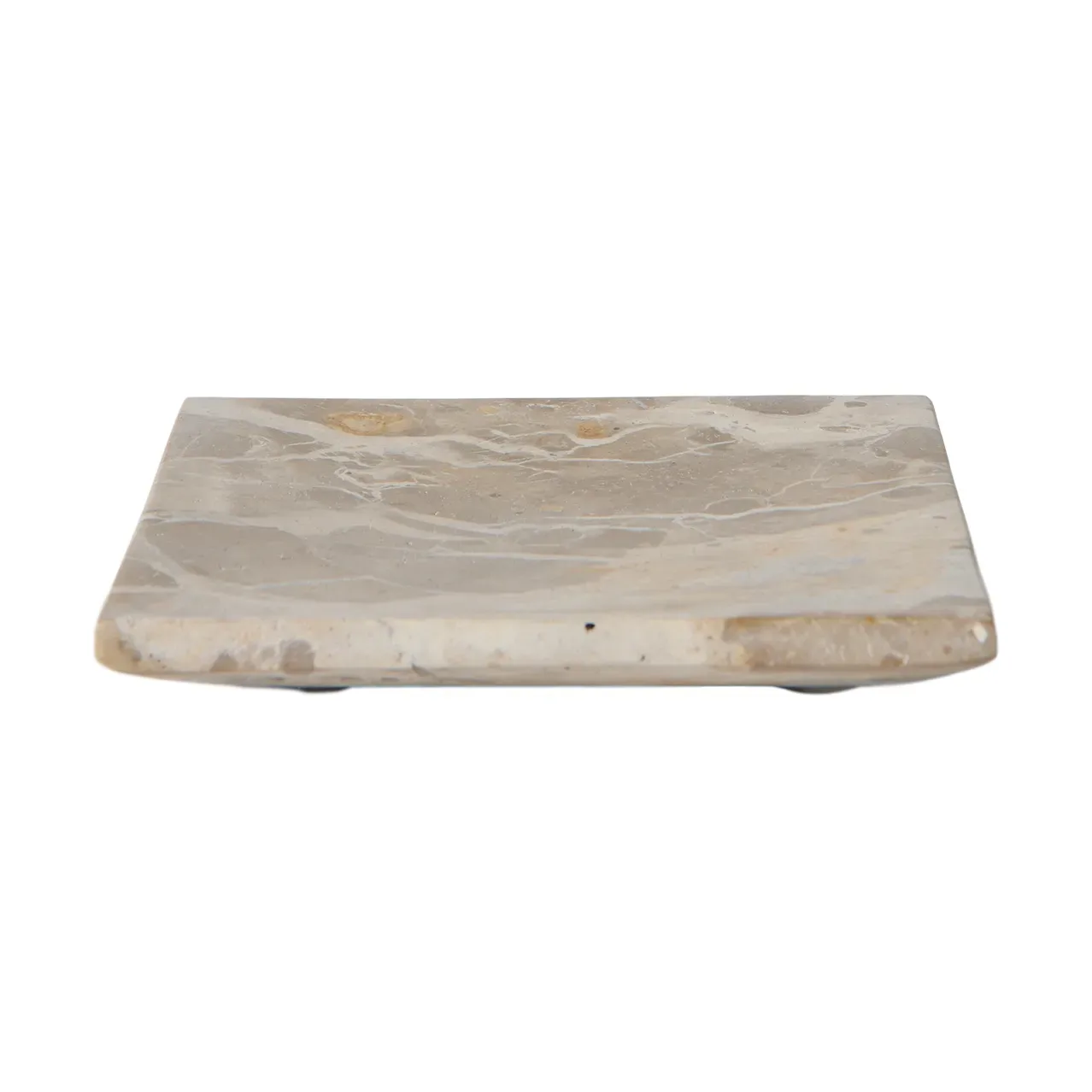 MUUBS Weiße Dekorationsschale Seashell, 12x12 cm