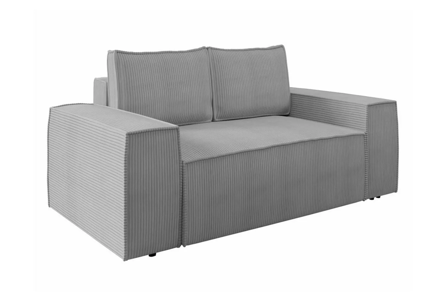 Knocklong 2-sits Bäddsoffa - Ljusgrå