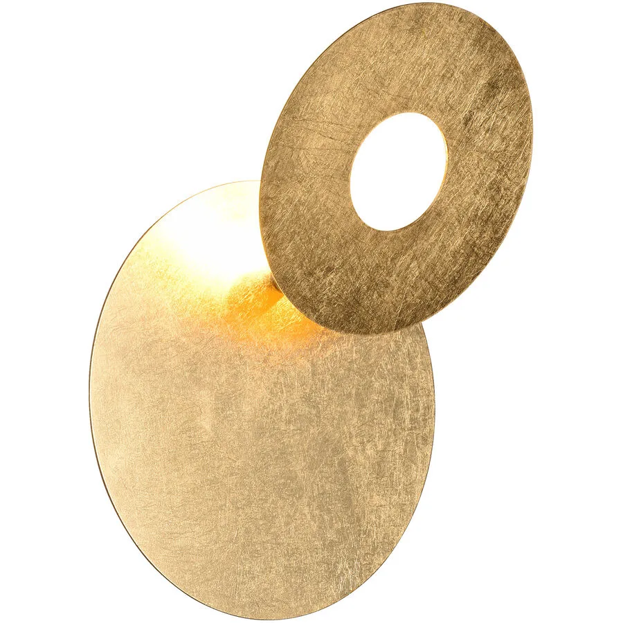 Wandlampe Onael Gold Metall 18 cm 18 cm - Farbe: goldfarben - LED - LED Energiesparlampen