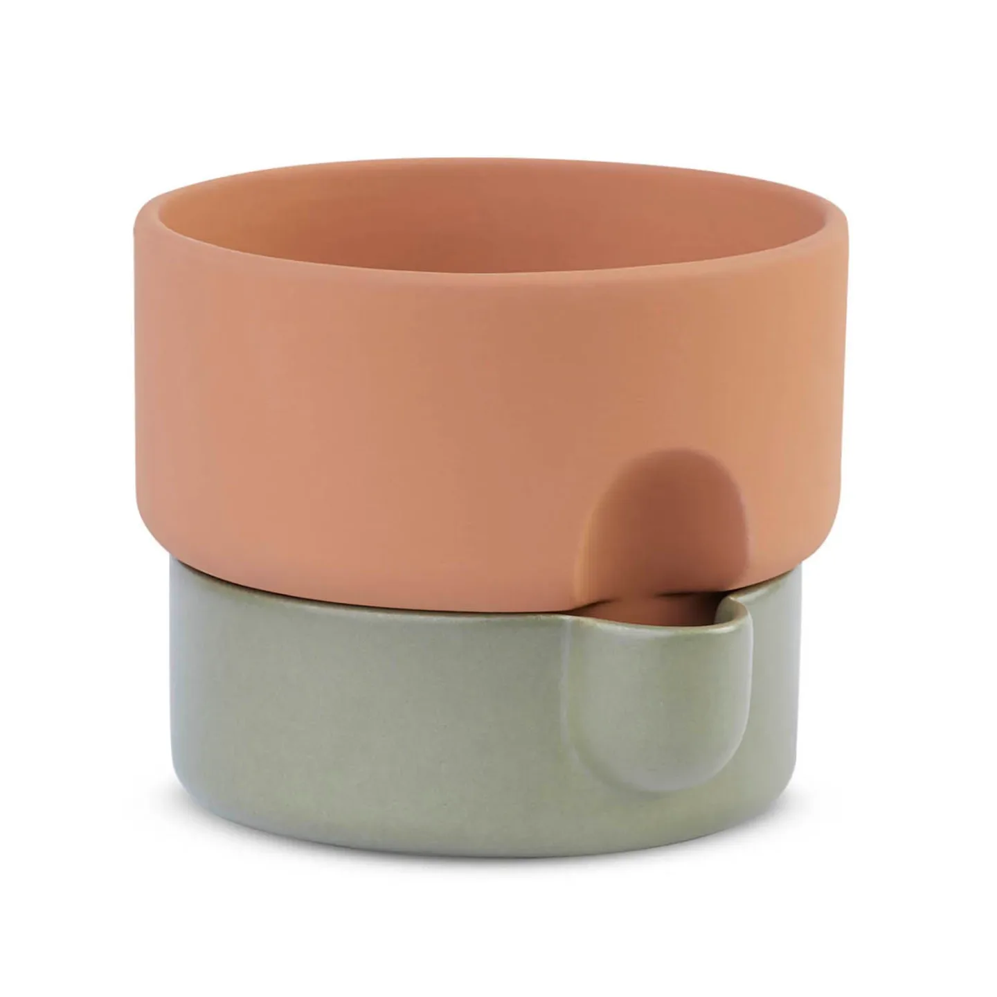Northern Oasis självvattnande kruka medium Ø20,5 cm Terracotta-Grön