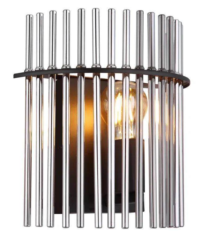 Globo Lighting - Gorley 26cm - Vägglampa - Rökfärgad