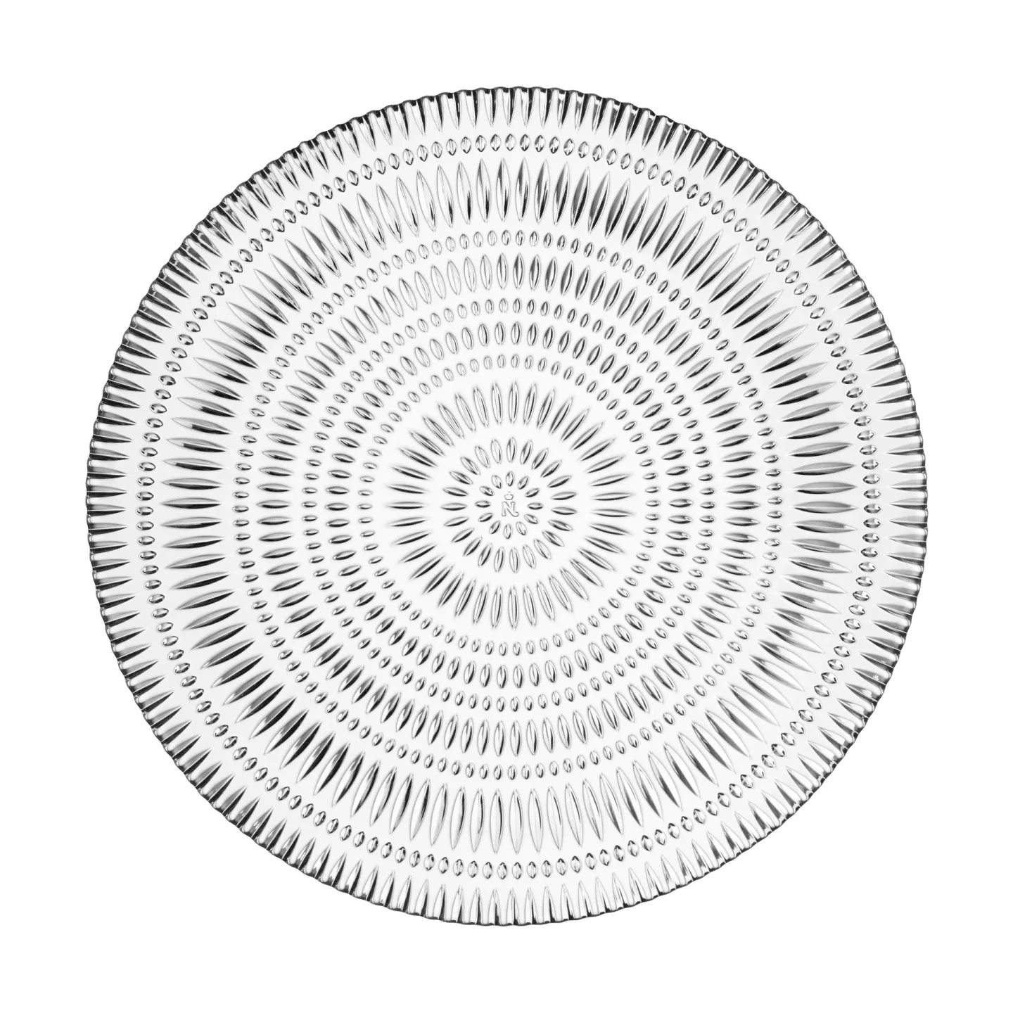 Nachtmann Ethno Teller 2er Pack, Kristallgläser, Ø32 cm