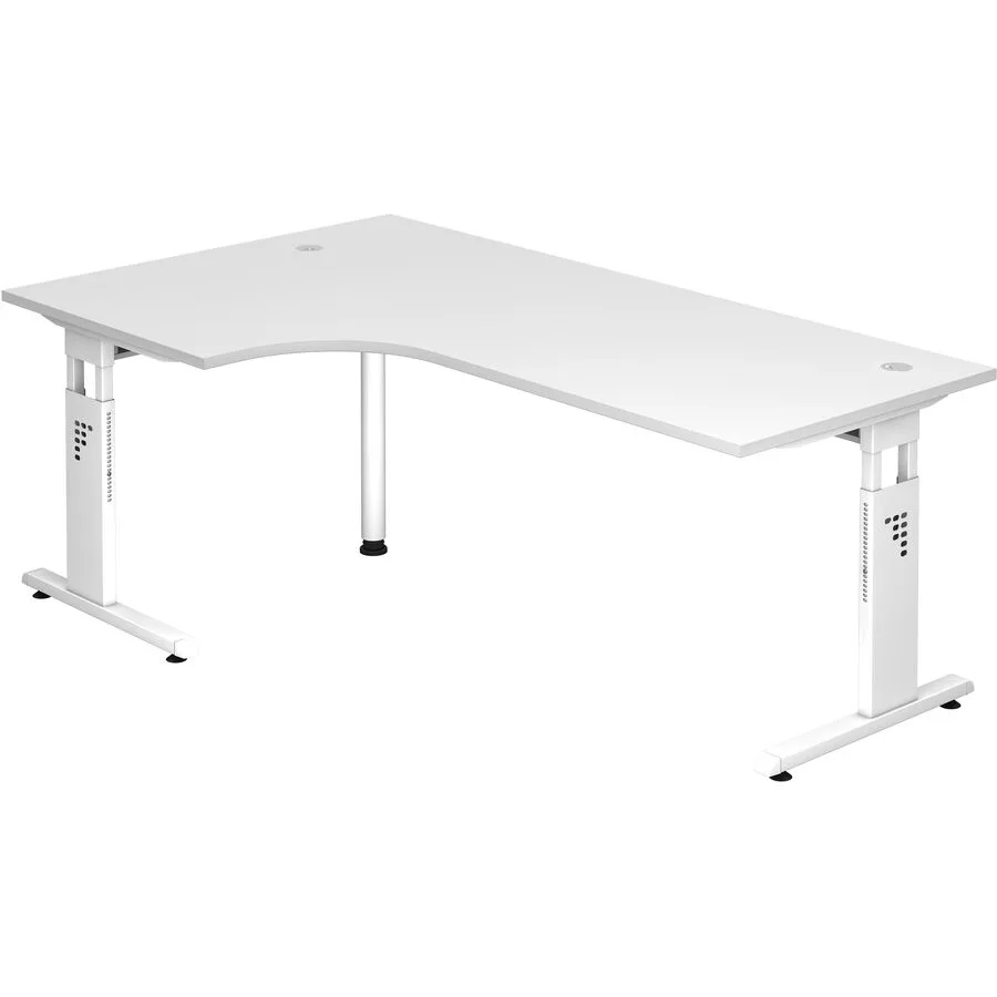 Schreibtisch Office weiss Holzwerkstoff B 200 T 120 cm
