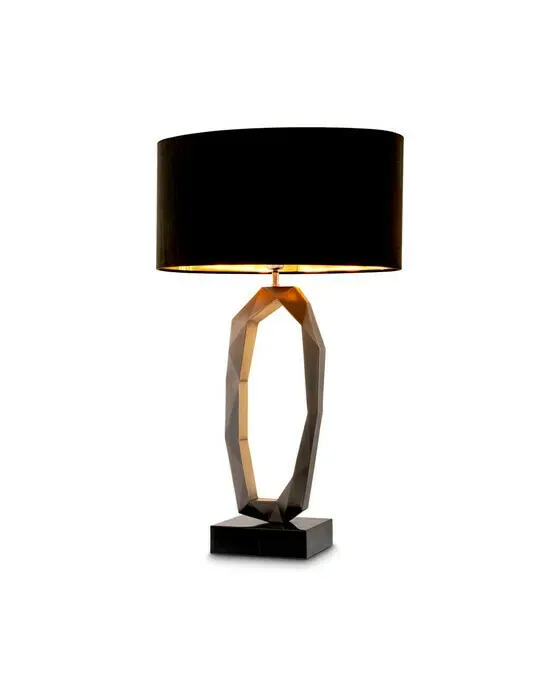 Santos Table Lamp Gunmetal
