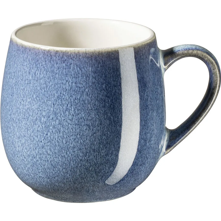 Tassen-Set 4-teilig Blau Steinzeug 360ml