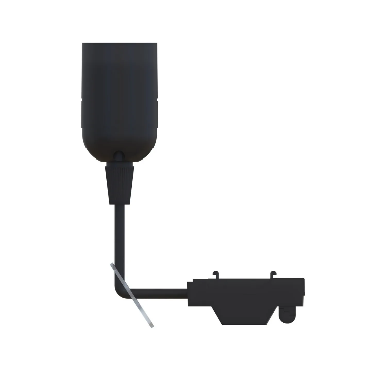 Orvoll Baufassung, schwarz, Ø 3,8 cm, E27 Fassung - Prios - Werkstatt - Kunststoff - Einflammig