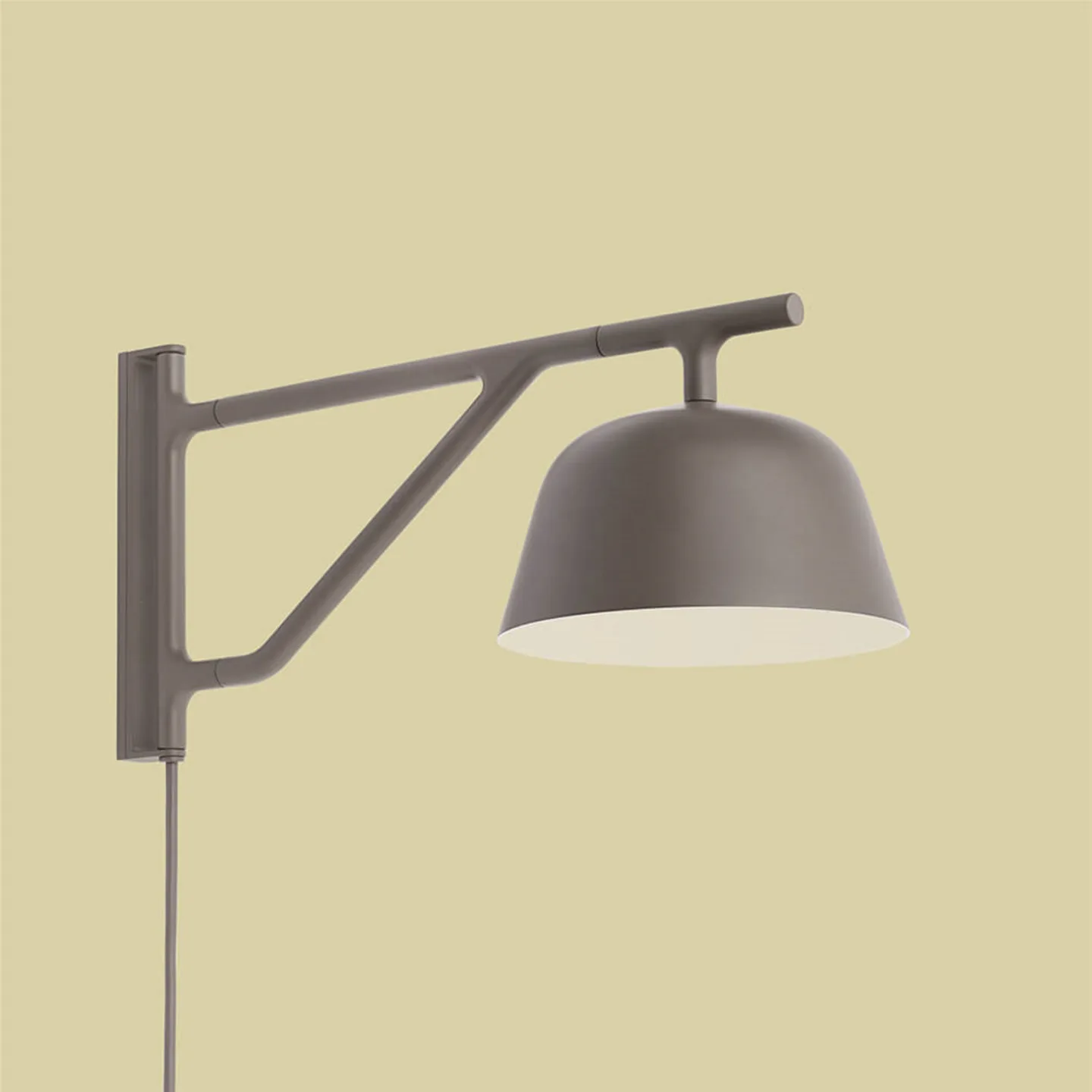 Ambit Wandleuchte White - Muuto - Wohnzimmer - Aluminium