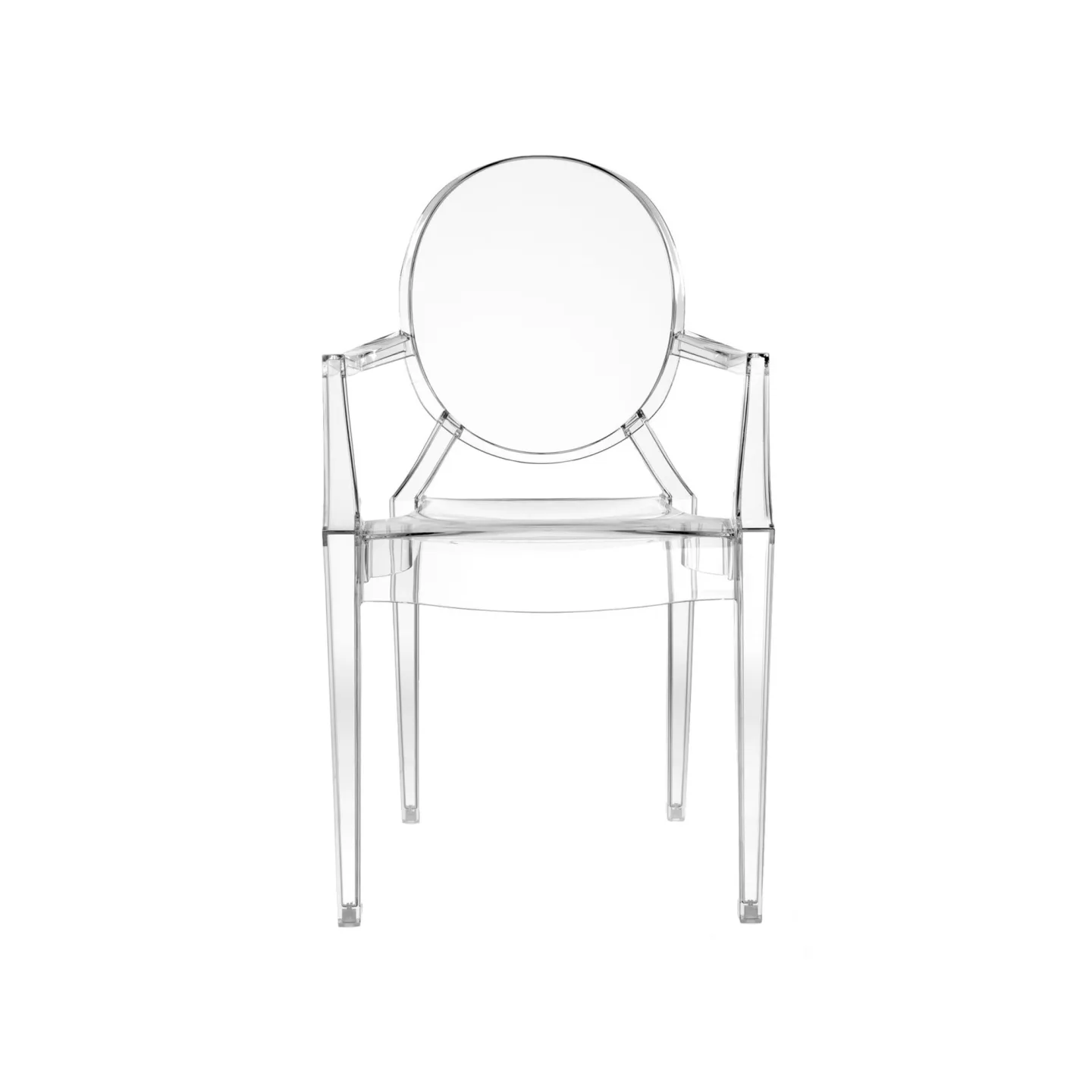Kartell - Louis Ghost Chair - Crystal - Matstolar - Philippe Starck - Transparent - Plast