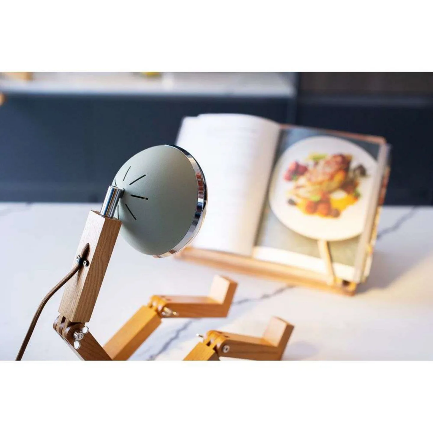 Mr. Wattson Tischleuchte, 28 cm, grau - Piffany Copenhagen - Wohnzimmer - Metall
