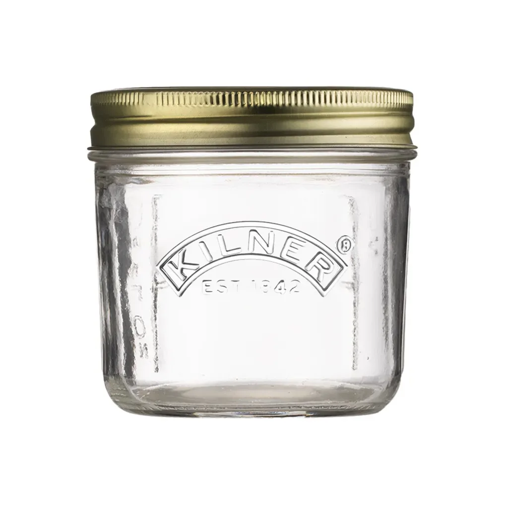 Kilner Kilner WIDE Konservenglas Klar-gold, 200 ml