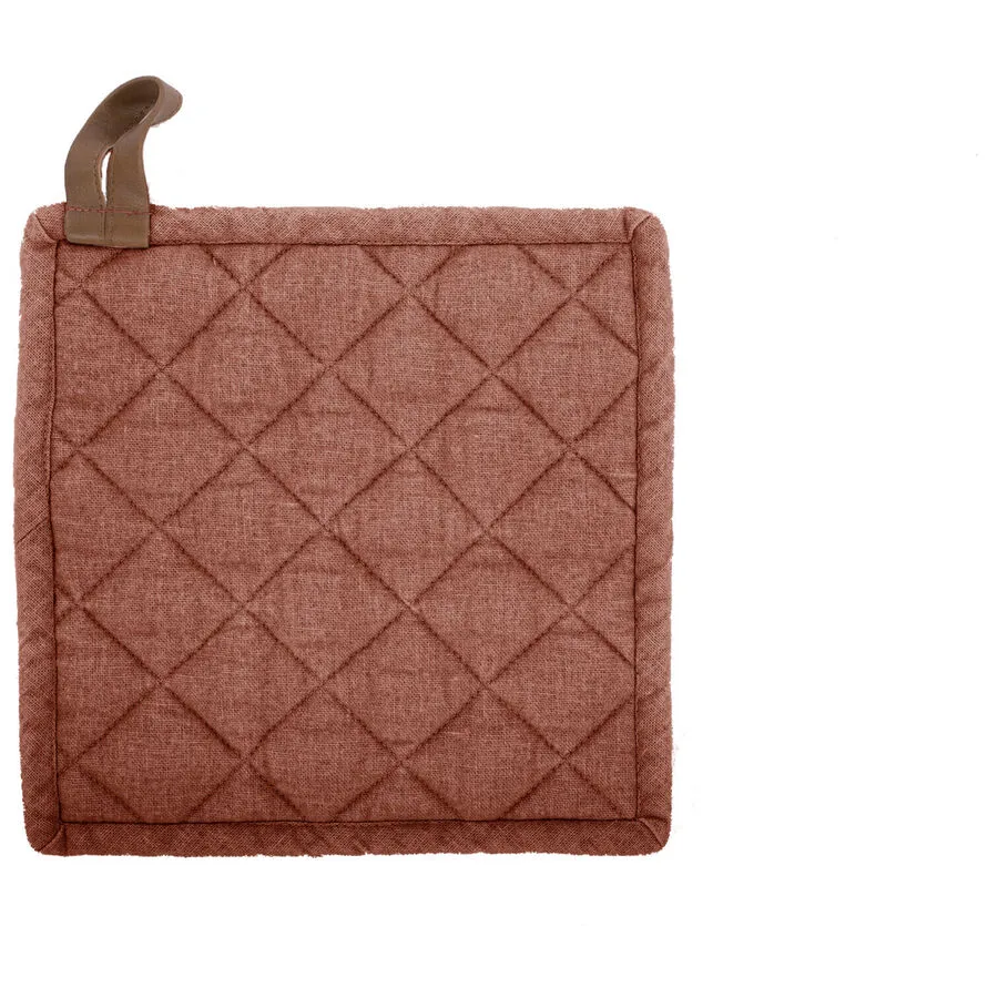 Topflappen Myrna Rot Baumwolle 20 cm