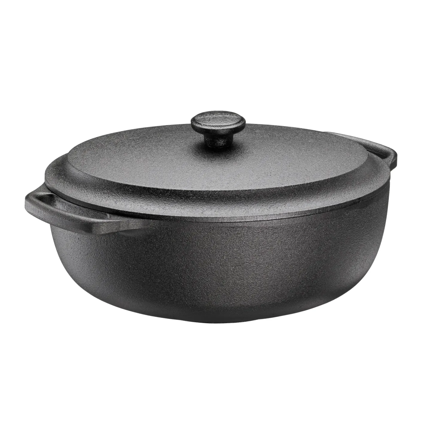 Skeppshult Gjutjärn Skeppshult gryta oval med järnlock 4 l