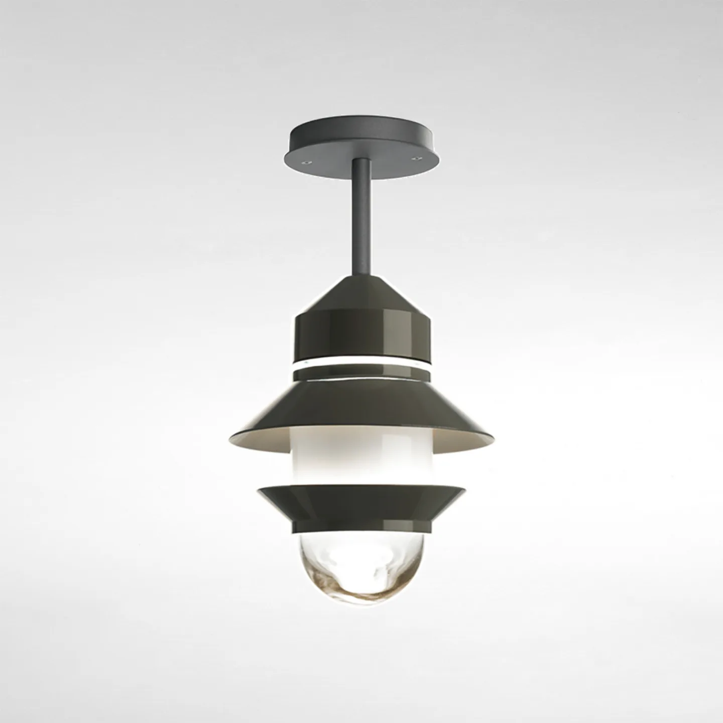 Santorini C Pendelleuchte Grau - Marset - Design - Glas