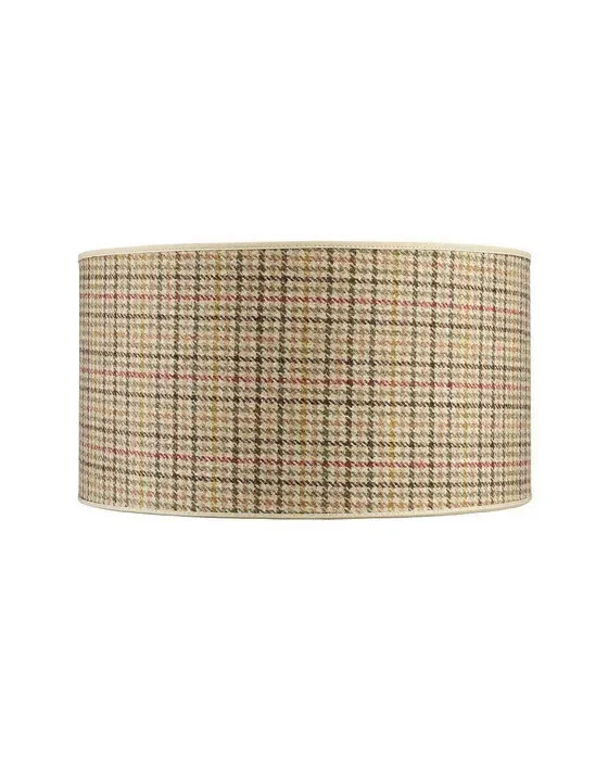 Cylinder lampskærm harris tweed forest
