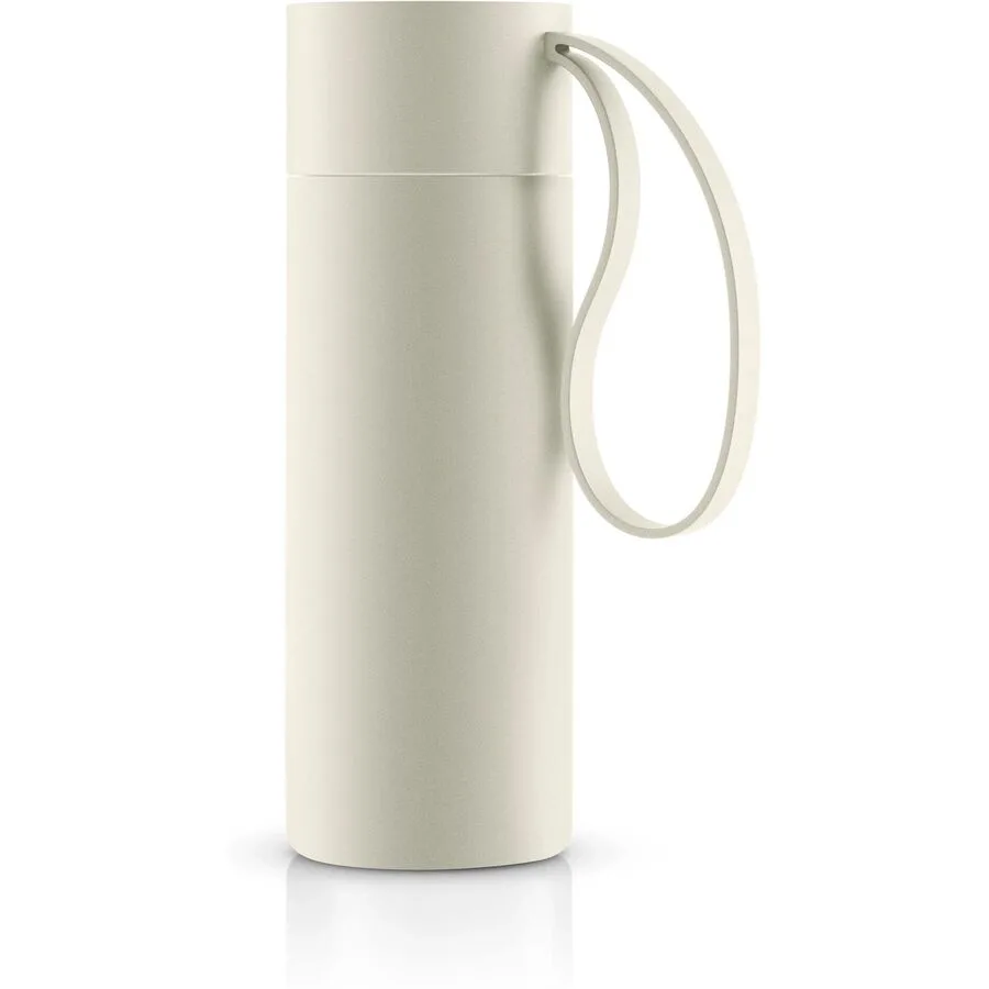 Thermosflasche Eva Solo Beige Edelstahl H 20 cm