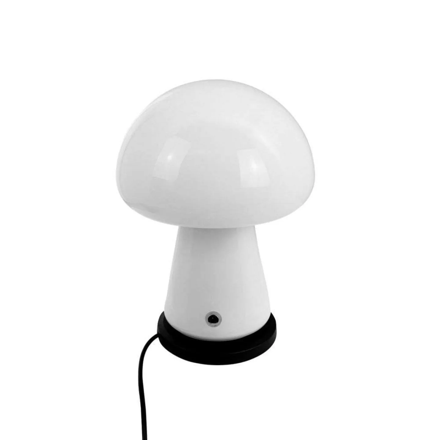 Morkel Mushroom LED-Akku-Tischleuchte, weiß - Dyberg Larsen - Wohnzimmer - Skandinavisch - Glas - Einflammig