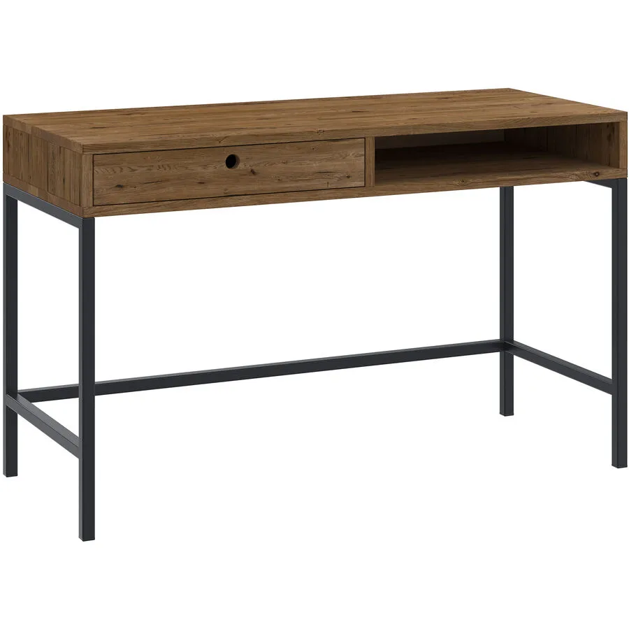 Schreibtisch Holz Werk eiche Sumpfeiche B 120 T 50 cm