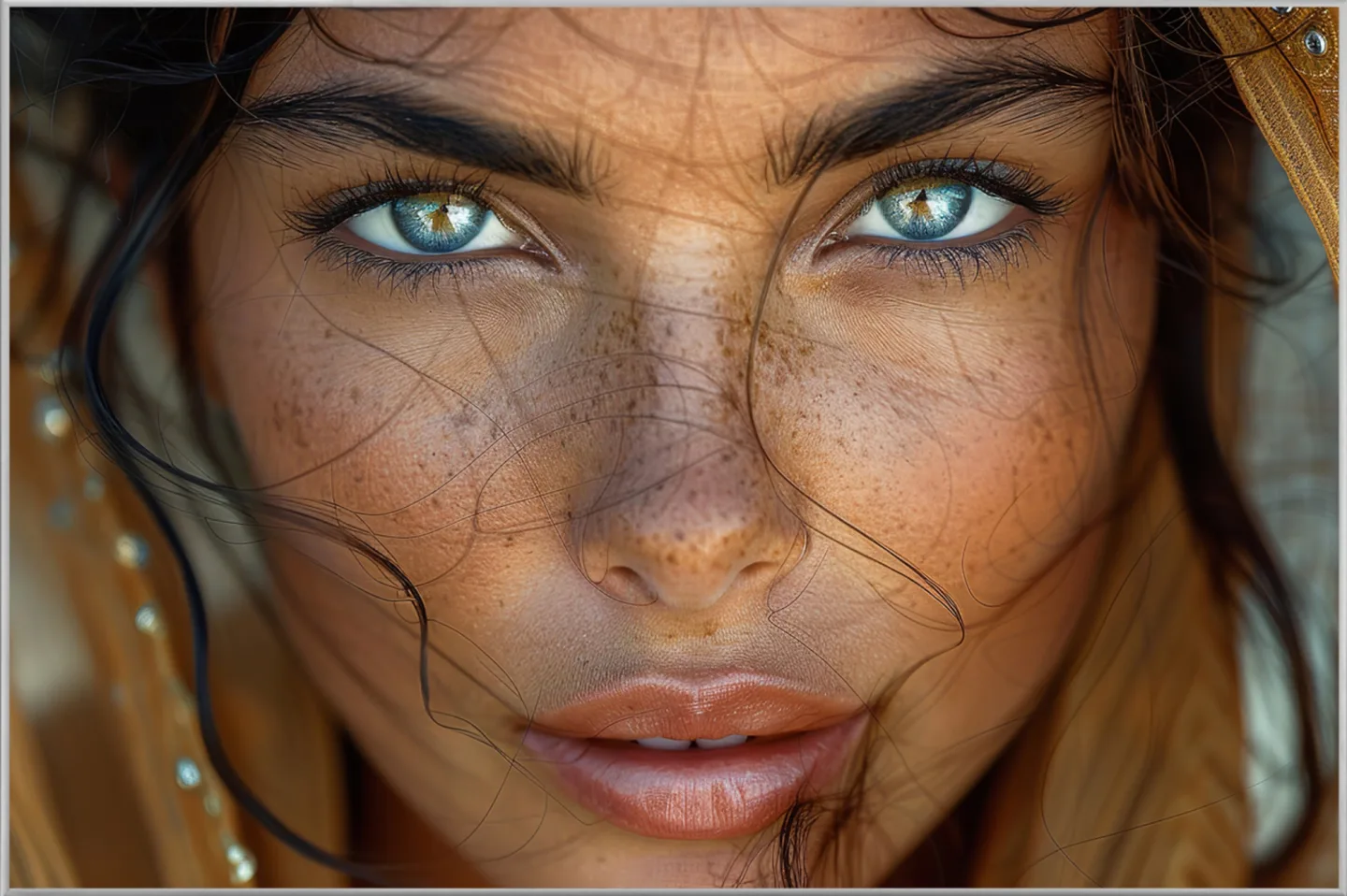 image LAND Bild mit Rahmen Green Eyes Oriental | Schubiger Möbel