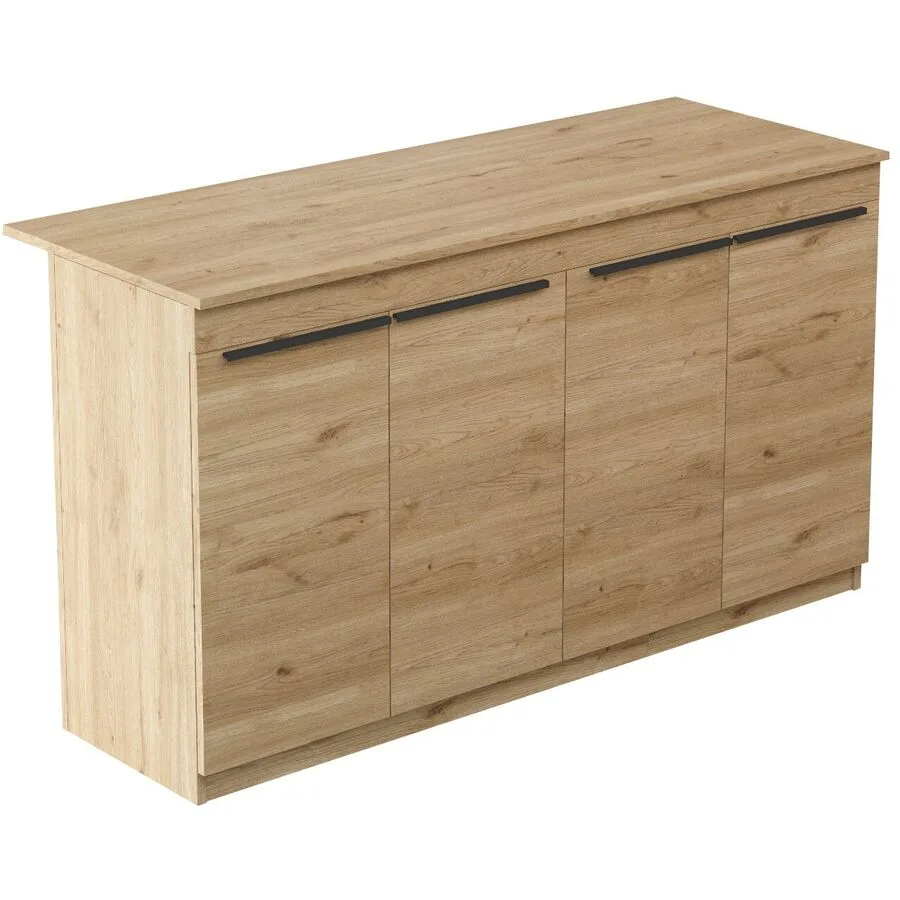 Kücheninsel Georis Eiche Holzwerkstoff B 160 T 60 cm