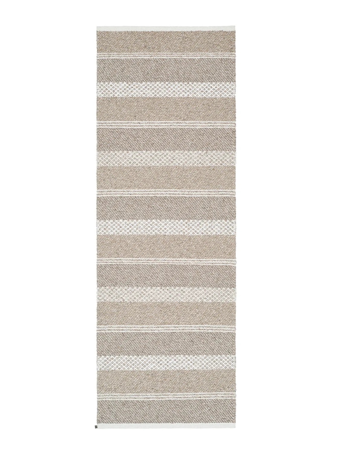 Plast- og garntepper - Horredsmattan Sia mix (sand) (Størrelse: 70 x 210 cm)