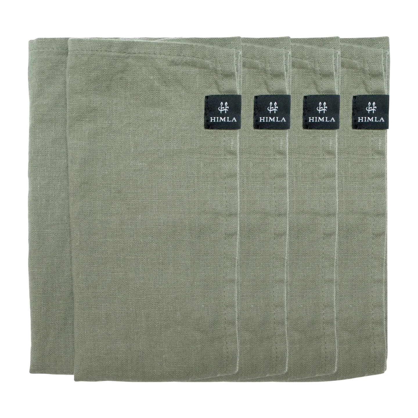 Himla Sunshine Leinenservietten 4er-Pack Sage