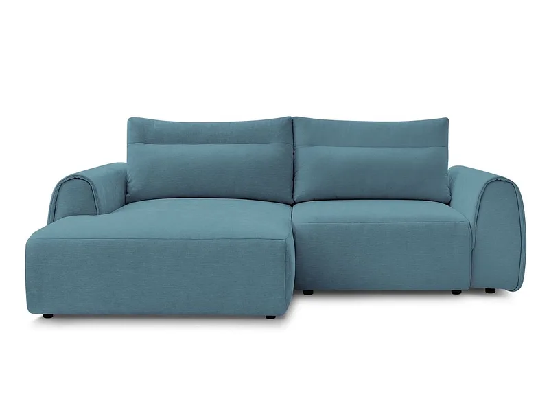 Ecksofa BOBOCHIC ADEN Stoff hellblau