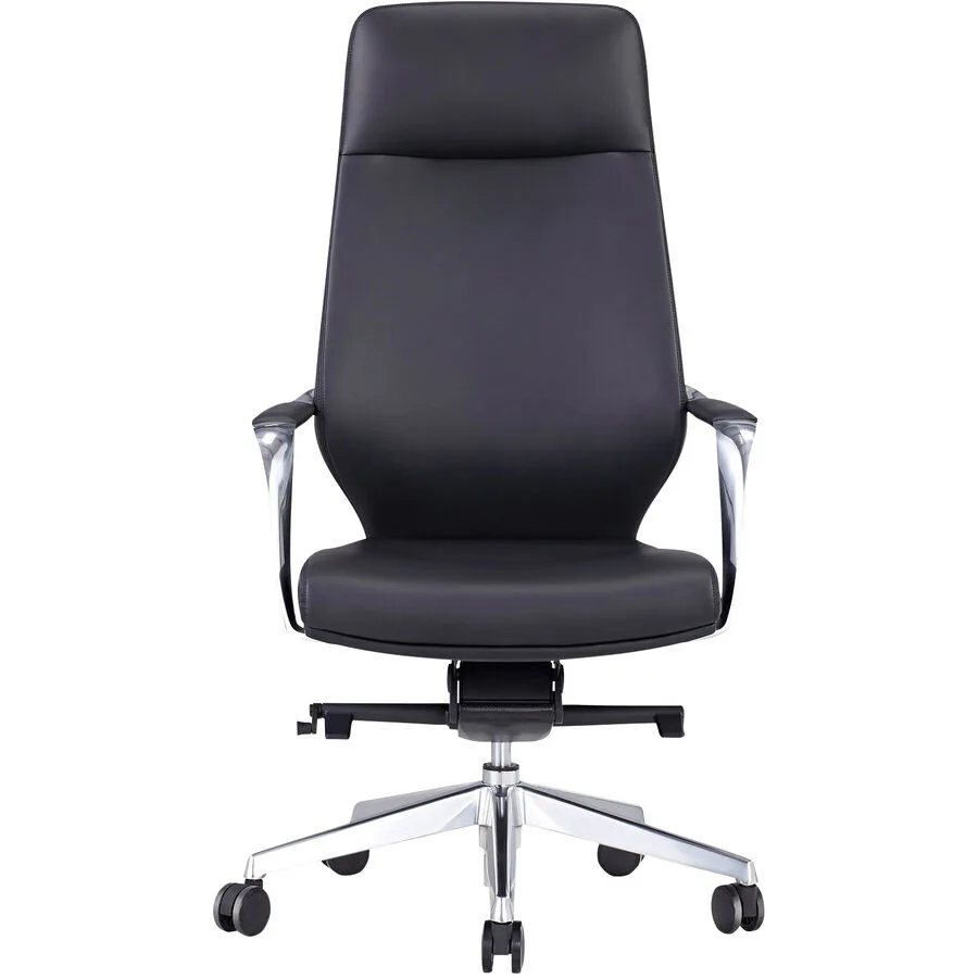 Bürostuhl Stewart schwarz Polyurethan Kunstleder H 120.5 cm
