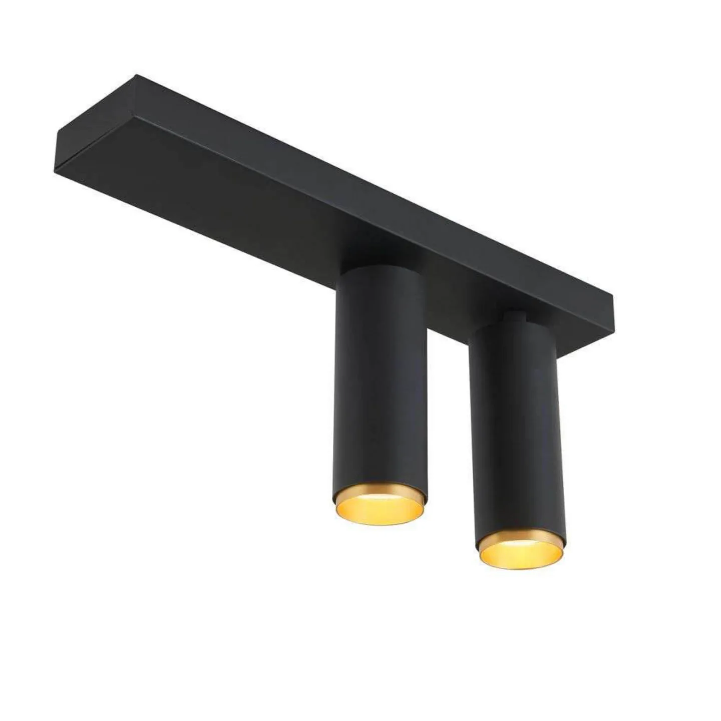 X-Beam Deckenleuchte Double Black Gold - Loom Design - Wohnzimmer - Modern - Aluminium - Mehrflammig
