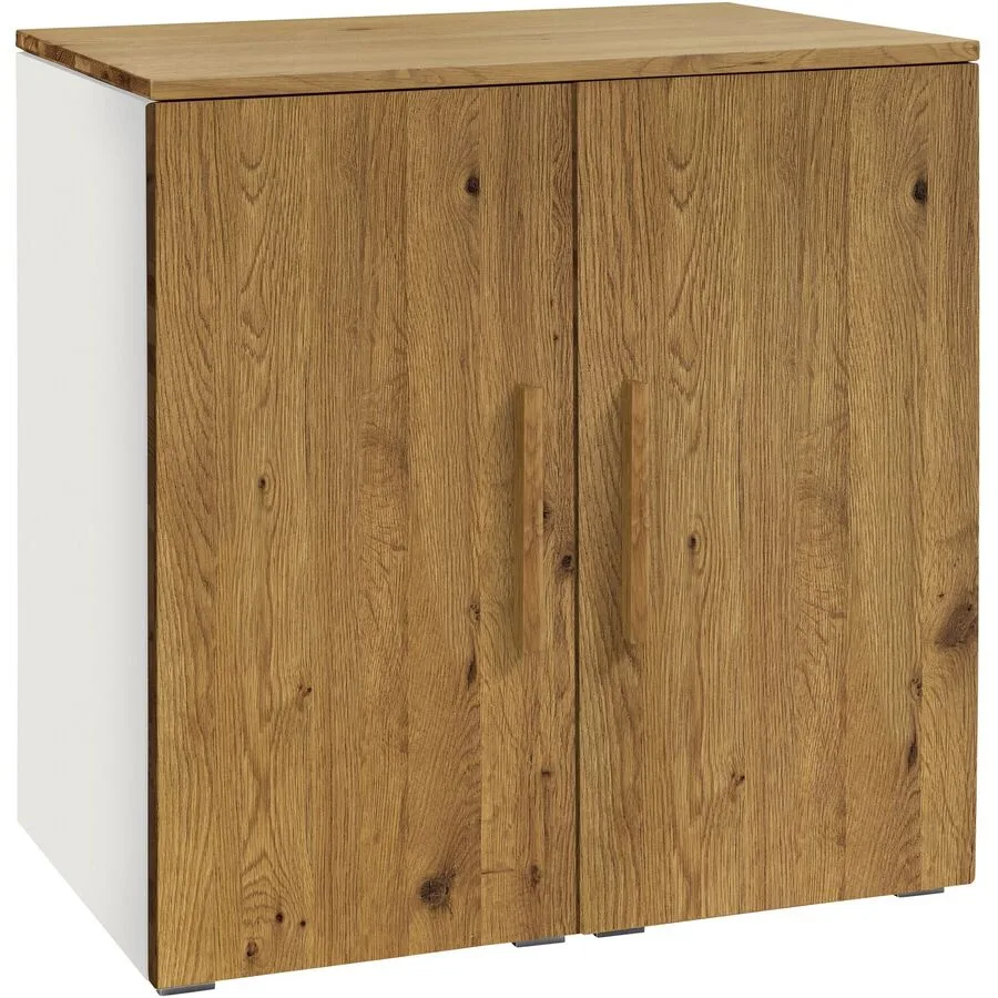 Hasena Kommode Airi weiss/Wildeiche Holz/MDF B 90 H 86 cm