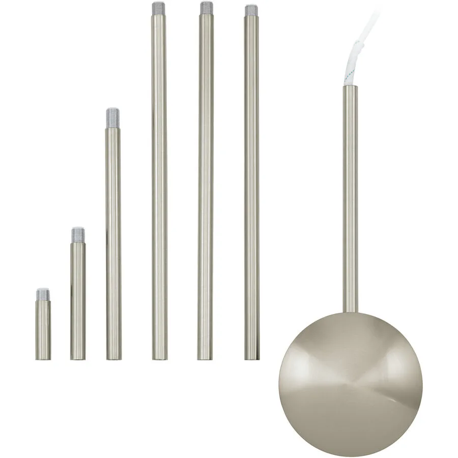 Eglo Kabelkanal Extention Grau Stahl 157 cm - Farbe: Nickel matt