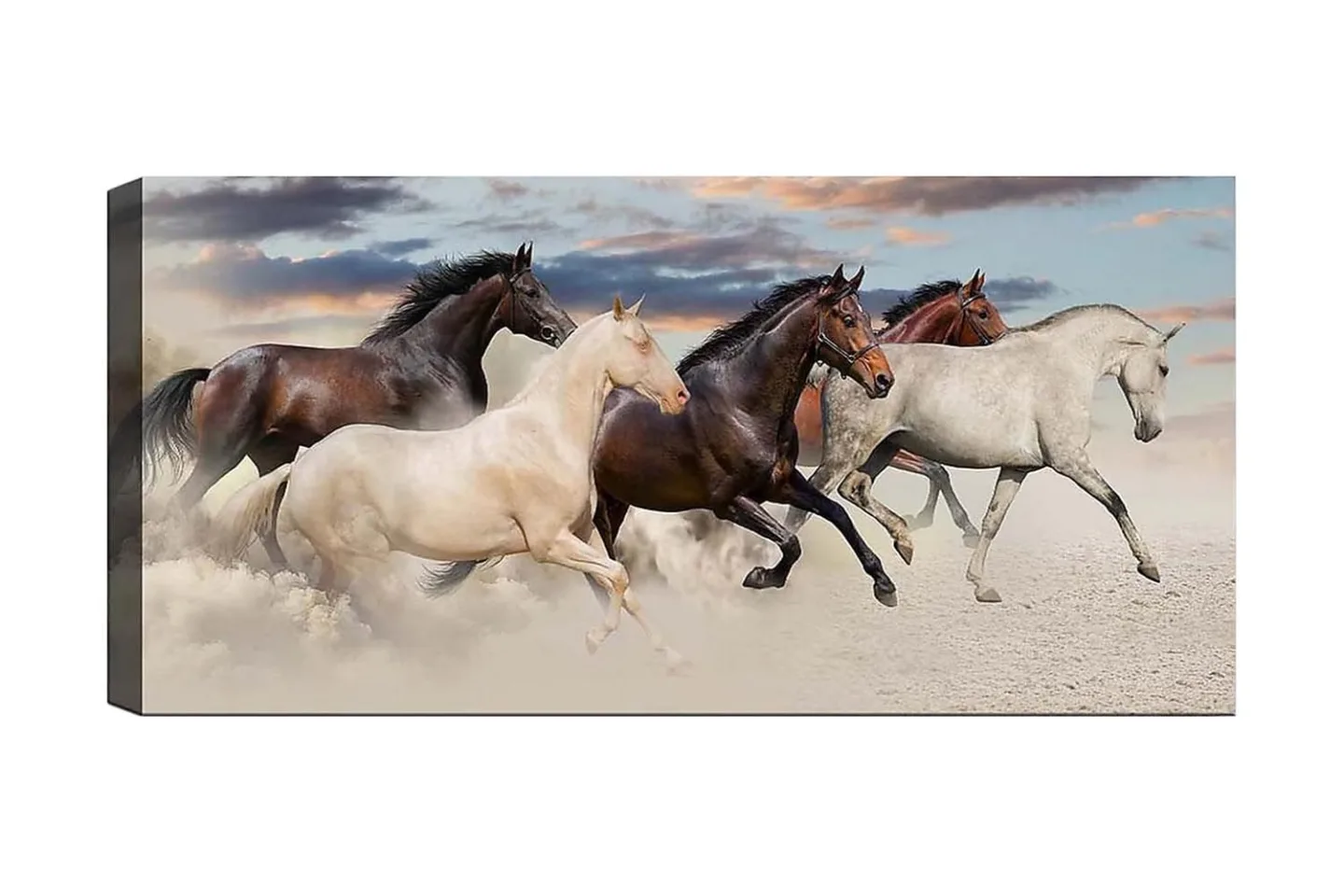 Canvastavla YTY Animals Flerfärgad - 120x50 cm