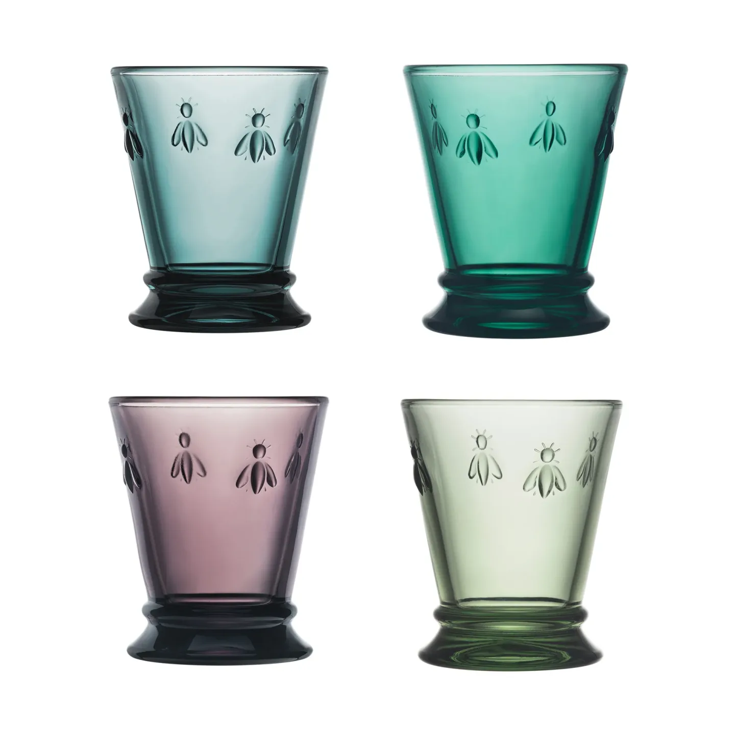 La Rochère Abeille Wasserglas 26 cl 4er Pack Multi